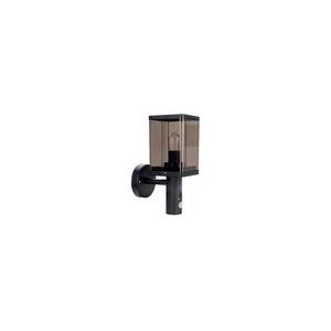 Kültéri fali lámpa érzékelővel 1xE27/60W/230V IP44 fekete/füstös barna OUTD. WALL LIGHT E27 XD SMOKE kép