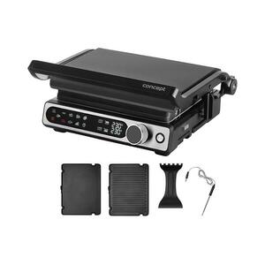Concept ge3500 - Kontaktgrill mit Temperatursensor 2000W/230V schwarz ge3500 kép