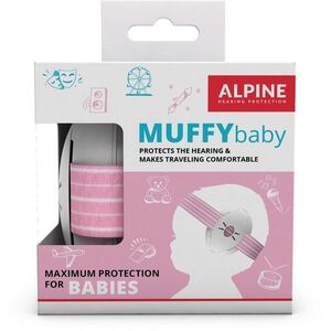 ALPINE Muffy Baby gyermek szigetelő fejhallgató - rózsaszín kép