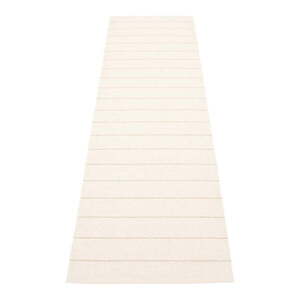 Krémszínű kültéri-beltéri futószőnyeg 70x270 cm Carl Vanilla – Pappelina kép