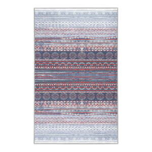 Lila-szürke mosható szőnyeg 80x150 cm Vintage Stripe – Mila Home kép