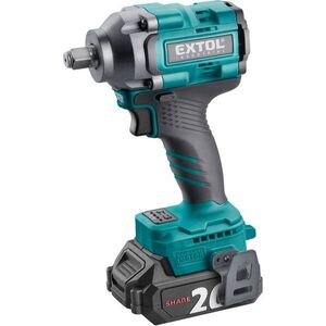 EXTOL INDUSTRIAL ütvecsavarozó 1/2" AKU SHARE20V, 500 Nm 8791814 (1 × 2 Ah) kép