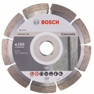 BOSCH 2608602198 Gyémánt darabolótárcsa, Standard for Concrete kivitel, 150×22, 23 mm kép