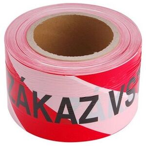 EXTOL CRAFT 9568 "ZÁKAZ VSTUPU", 75 mm × 250 m, piros-fehér kép