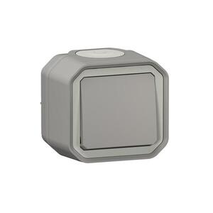 Legrand - Lépcsőházi kapcsoló 6-os PLEXO IP55 szürke 069711L kép