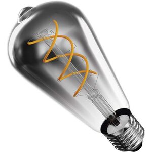 EMOS DECO SMOKED ST64, E27, 4, 5 W (19 W), 180 lm, flame kép