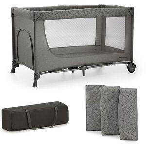 Kinderkraft Joy 2 Utazóágy, Dark grey kép