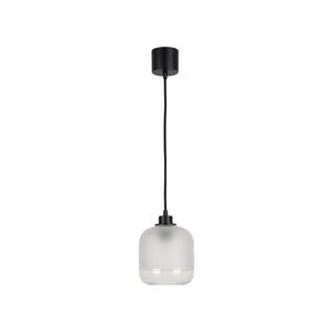 Brilagi - LED kábeles függeszték RETRO GLASS 1xE27/60W/230V Ø 14 cm fekete/fehér NSTK7779+TK6439A kép