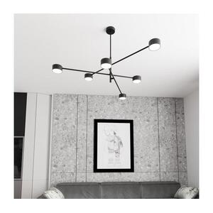 EMIBIG Csillár rúdon NATSU 6xGX53/12W/230V fekete 1444/6 kép
