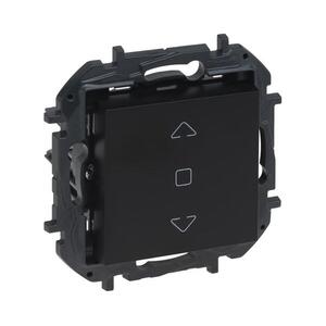 Legrand - NILOE STEP keret nélküli redőnyvezérlő, fekete 863543B kép