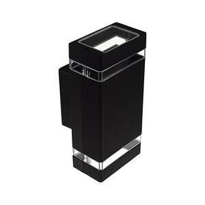 Kültéri fali lámpa LITEK 2xGU10/30W/230V IP44 fekete SKU012795 kép