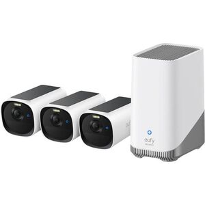 Eufy E40 (3 darabos készlet + HomeBase 3 egység) 2K fehér kép