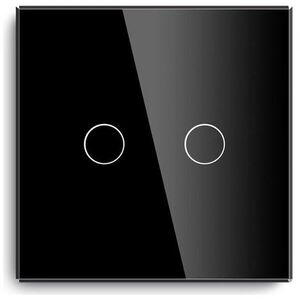 iQtech Millennium, Zigbee 2x NoN kapcsoló Smartlife, fekete kép