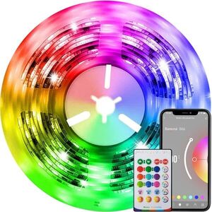 Immax NEO LITE Smart LED szalag, 5 m, RGB, CCT, színes, fényerőszabályzós, WiFi, MUSIC, IR vezérlő kép