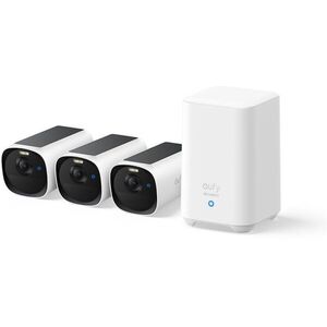Eufy E40 (3 darabos készlet + HomeBase 2 egység) 2K fehér kép