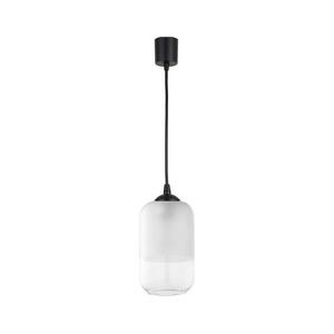 Brilagi - LED függeszték kábellel RETRO GLASS 1xE27/60W/230V átm. 14 cm fekete/fehér NSTK7777+TK6439A kép