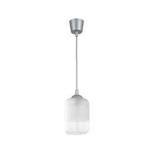 Brilagi - LED csillár zsinóron RETRO GLASS 1xE27/60W/230V átm. 14 cm ezüst/fehér NSTK7778+TK8612A kép