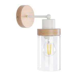 Fali lámpa WOODNEST 1xE27/15W/230V fenyő/krémszínű KK 1015/1 SAND+TR kép