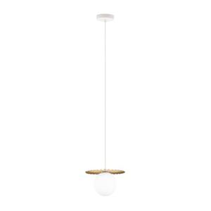 SUNPLISS kábeles csillár 1xG9/10W/230V átmérő 20 cm arany/krémszínű W-KM 208080/1 SAND+GO kép