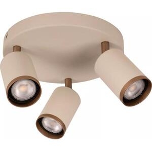 Lucide 53914/13/41 - REGINA spotlámpa 3x GU10/50W/230V, bézs 53914/13/41 kép