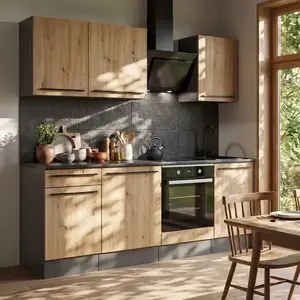 Konyhabútor Porto ANAS KP 220 artisan/anthracite kép