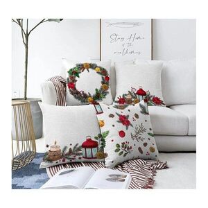 Párnahuzat szett 4 db-os karácsonyi mintával 43x43 cm Merry Christmas – Mila Home kép