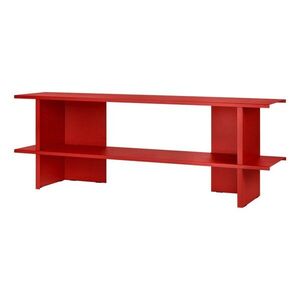Piros fém polcos állvány 160x57x37 cm Hes – noo.ma kép