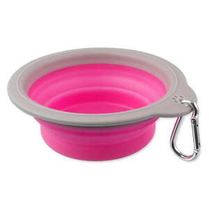 Műanyag utazó tálka kutyáknak ø 15 cm Dog Fantasy – Plaček Pet Products kép