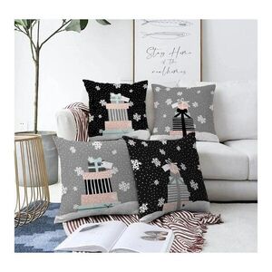 Párnahuzat szett 4 db-os karácsonyi mintával 43x43 cm Merry Christmas – Mila Home kép