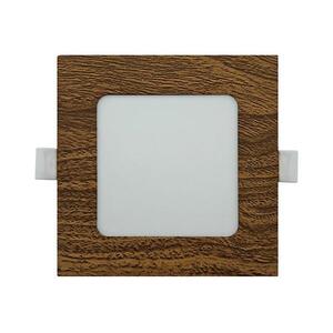 LED Beépíthető lámpa SQUARE LED/6W/230V 4200K 11, 8x11, 8 cm barna 008 0001158 kép