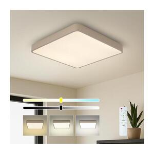 Brilagi-LED dimmelhető mennyezeti lámpatest POOL SQUARE LED/36W/230V 3000-6000K 40x40 cm bézs+távirányítóval BRI659 kép