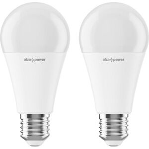 AlzaPower LED 15-100W, E27, 2700K, set, 2db kép