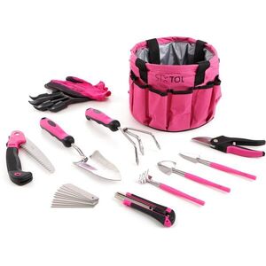 SIXTOL GARDEN PINK 10 kerti szerszámkészlet kép