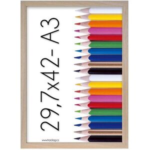 TRADAG képkeret A3 (29, 7×42 cm), barna kép