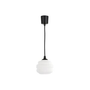 Brilagi - LED zsinóros csillár RETRO GLASS 1xE27/60W/230V Ø 20 cm fekete/fehér NSTK7639+TK6439A kép