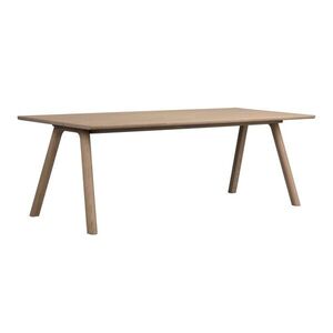 Tölgyfa bővíthető étkezőasztal 95x220 cm Clapperton – Rowico kép
