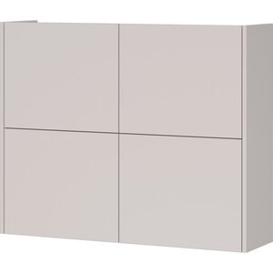 Krémszínű matt függő szekrény 97x79x27 cm Binetto – Germania kép