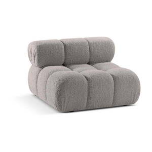 Világosszürke buklé kanapé modul (középső rész) Bellis – Micadoni Home kép