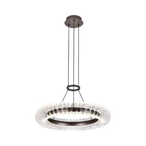 Viokef Lighting LED csillár kábelen ALBA LED/39W/230V szürke/átlátszó 4337000 kép