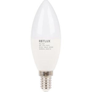 RETLUX RLL 627 C37 E14 candle 6W CW D kép