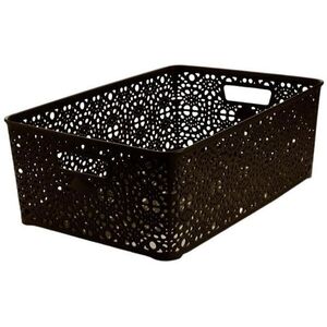 Mega Plast, MONAKO XL kosár, 14 × 39 × 27 cm, wenge kép