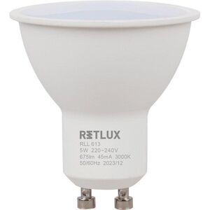 RETLUX RLL 613 GU10 bulb 5W WW D kép