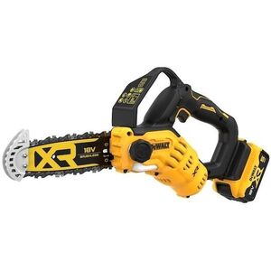 DEWALT Egykezes akkus ágvágó láncfűrész szett, 18 V (1×5, 0 Ah), láncvezető 20 cm kép