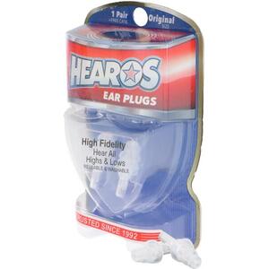 HEAROS High Fidelity Ear Plugs Original NRR 15dB - 1 Pair kép