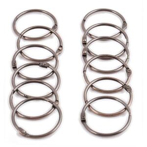 Spirella 12 darabos szett zuhanyfüggönyökhöz RINGO SMALL, réz, fém, átmérő 4 cm kép