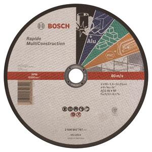 BOSCH 2608602767 Rapido Multi Construction ACS 46 V BF egyenes vágótárcsa 230 mm, 1, 9 mm kép