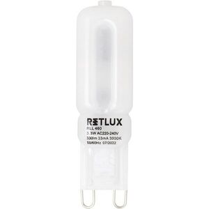 RETLUX RLL 460 G9 3, 3W LED WW kép