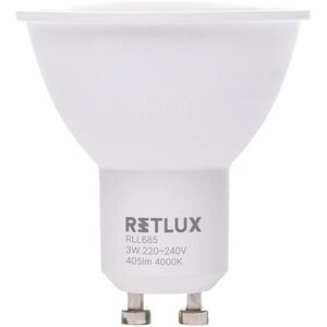 Retlux RLL 685 GU10 izzó, 3W, CW, D kép