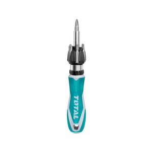 TOTAL-TOOLS Industrial Racsnis csavarhúzó, 8in1, CrV kép