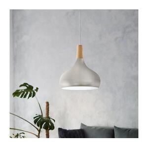 Eglo 96985 - SABINAR függeszték 1xE27/60W/230V, 28 cm, ezüst 96985 kép